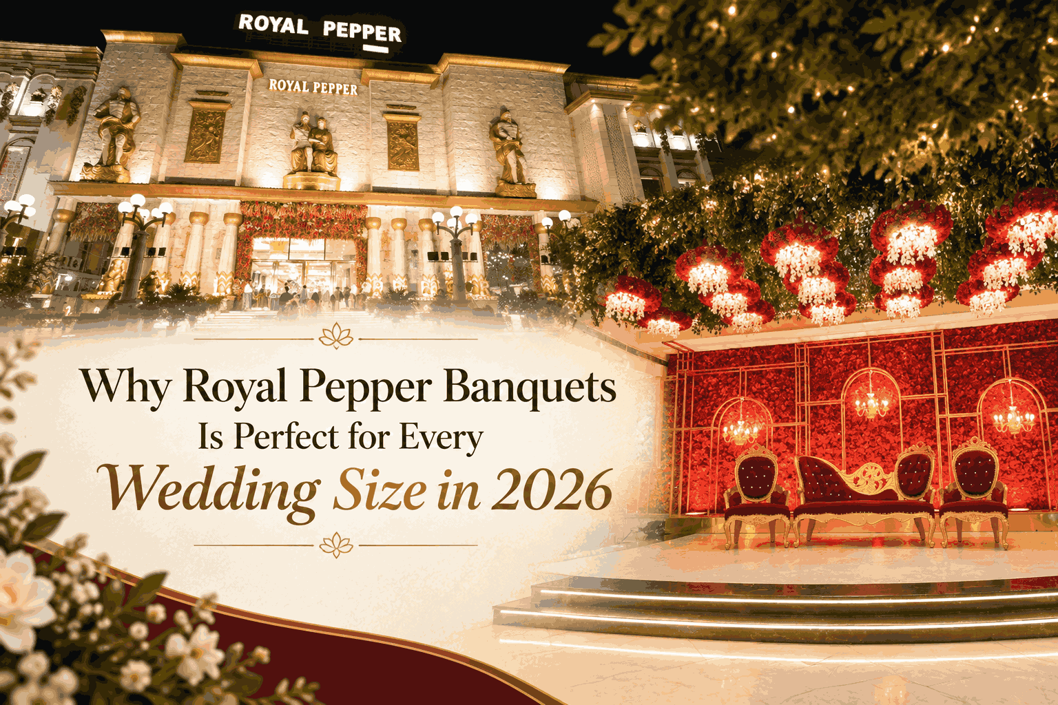 Royal Pepper Banquets wedding venue for intimate and grand celebrations in 2026